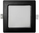 Baterie Centrum Corp de iluminat LED încastrat SQUARE LED/6W/230V 4000K 12x12 cm negru (BC0674)