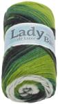 BELLATEX Lady de Luxe Batik 100 g - 603 fehér, zöld (6788)