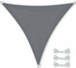 Pepita impermeabil triunghi solar naviga 3x3x3m 160g/m2 - gri (ZH-001-Gray)