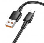 BOROFONE CABLU alimentare si date Borofone "BX93", Fast Charging Data Cable pt. smartphone, USB la USB Type-C 100W, 1m, negru "6941991103179" (timbru verde 0.18 lei)