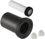 Geberit csatlakozókészlet fali WC-hez, 18, 5 cm-es hossz: d=90mm, d1=45mm, Matt króm (152.426. 46.1) (152.426.46.1)