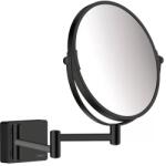 Hansgrohe Oglinda cosmetica, 188 mm, 3X rotativa, negru mat (matt black) , Hansgrohe AddStoris 41791670 41791670 (41791670)