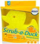  AIRPURE домакинска гъба, Scrub-a-Duck, 1 брой, Жълта