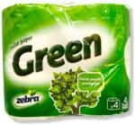  ZEBRA тоалетна хартия, Green, 4 броя