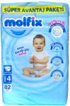 Molfix бебешки пелени, номер 4 , 82БР, 7-14кг