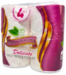  Missis elegance тоалетна хартия, Ароматизирана, 4 броя х 75гр, Розова