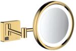 Hansgrohe Oglinda cosmetica 3X, iluminare LED , auriu lucios (polished gold optic), Hansgrohe AddStoris 41790990 41790990 (41790990)