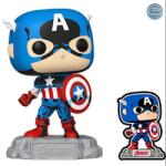Funko POP! Marvel: The Avengers Captain America (Special Edition) + kitűző (POP-1290)