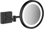 Hansgrohe Oglinda cosmetica 3X, iluminare LED , negru mat (matt black), Hansgrohe AddStoris 41790670 41790670 (41790670)