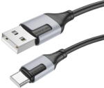 BOROFONE CABLU alimentare si date Borofone "BX101", Fast Charging Data Cable pt. smartphone, USB la USB Type-C 3A, 1m, negru "6941991108273" (timbru verde 0.18 lei)