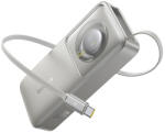 Baseus Free2Pull 10000mAh 30W powerbank USB-C porttal és visszahúzható USB-C kábellel - szürke - dellaprint