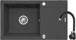 Pyramis Korfu mosogató csapteleppel grafit/grafit 070061101BN (070061101BN)