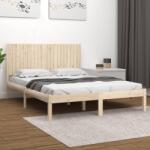 vidaXL tömör fenyőfa ágy matrac nélkül 200 x 200 cm (3104433)