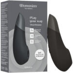 Womanizer Enhance 2in1 léghullámos csiklószívó + vibrátor (fekete) - vagyaim