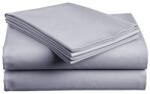  Cearsaf din bumbac LUX gri deschis 140x240 cm