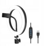 Logilink 360 Usb Logilink Led Gyűrűs Lámpa Selfie Smink Telefonhoz Ø 20CM (AA0151)