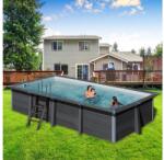 Pontaqua GRE SZÖGLETES WPC medence 6, 74 x 3, 68 x 1, 24 m (KPCOR60N)