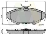 MOTAQUIP Set placute frana MOTAQUIP LVXL1122 (LVXL1122)