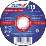 Dedra Vágótárcsa 115x1, 0x22, 2 acélra