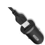 XO autós töltő 2xUSB 2.1A + Type-C kábel 1m (fekete)