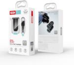 XO autós töltő QC 3.0 18W 1xUSB töltő + USB-C kábel 1m (fekete)