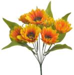  Buchet 7 fire floarea soarelui artificiala pentru aranjamente florale (8435)