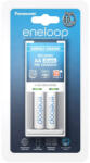 Panasonic Eneloop Basic Akkutöltő + 2db 1900mAh AA (600min) (K-KJ50MCC20E)