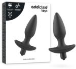 Addicted Toys Masszírozó Dugó Anális Vibrációval Fekete
