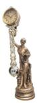 Adler Ceas decorativ cu figurina Adler 80002G auriu