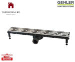 Gehler Rigola de dus Gehler 600X70 mm - corp PVC gratar inox [ TD-G125BG-1 ]