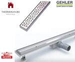 Gehler Rigola de dus Rainforest 600X70 mm - inox 304 Gehler [G026]