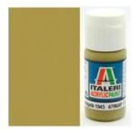 Italeri Flat Panzer Dunkelgelb 1943 (4796AP) - Vopsea mată pentru machete, culoare galben închis pentru blindate, 20ml (4796AP)