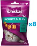 Whiskas Energie si Vitalitate 8x45 g recompensa pisici cu pui