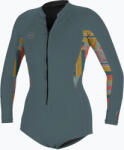 O'Neill Női O'Neill Bahia 2/1 Front Zip Short Spring shade/ arta geo/ árnyék búvárruha