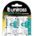 Uniross Power Plus LR20/BP2 1, 5V D/góliát tartós alkáli elem 2db/cs (LR20-UALKDPP2)