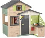 Smoby Casă Prietenilor cu bucătărie în nuanțe naturale Friends House Evo Playhouse Life Smoby extensibil (SM810251-B) Casuta pentru copii
