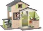 Smoby Domul Prietenilor cu zonă de ședere pe podea, sub lampă Friends House Evo Playhouse Life Smoby în culori naturale, extensibil (SM810251-G) Casuta pentru copii