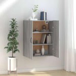 vidaXL szürke sonoma színű szerelt fa függőszekrény 69, 5 x 34 x 90 cm (VD817385)