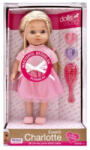 Dolls World Éneklő Charlotte baba rózsaszín ruhában (55495)