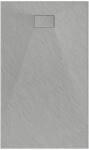 Welland kőhatású zuhanytálca szifonnal 90 x 150 cm - szürke (GT-15090SS) - miniwebshop