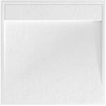 Welland kőhatású zuhanytálca rejtett lefolyóval - szifonnal 90 x 90 cm - fehér (GT-9090LS-2) - miniwebshop
