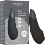 Womanizer Enhance 2в1 въздушно-вълнов стимулатор за клитор + вибратор (черен)