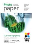 ColorWay fotópapír A4, 50 db, 220 g/m2, fényes (PGD220050A4)