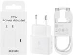 Samsung Hálózati Töltő Samsung Gan EP-T2510 25W Pd 3.0 Type-c Type-c Kábel 1, 8m (EP-T2510EWEB)