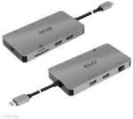 Club 3D USB Hub - CSV-1593 (3.1 USB-C Gen 1 to 2xHDMI, 2xUSB-A 3.2 Gen 1, USB-C 3.2 Gen 1, SD, Micro SD, RJ45, 4K60Hz)