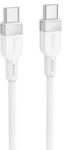 hoco. X109 Energy Silicone Usb Type-c / Type-c Kábel 60w 1 Méter Fehér