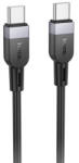hoco. X109 Energy Silicone Usb Type-c / Type-c Kábel 60w 3 Méter Fekete