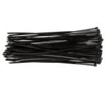 TOPEX Kábelkötegelő, gyorskötöző, 4, 8mm x 300mm, fekete, 75db (44E980)