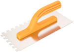 TOPEX Acél simító, fogazott, rozsdamentes, 280x130mm, 8x8x8mm fog (13A288) - storeplace
