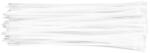 TOPEX Kábelkötegelő, gyorskötöző, 4, 8mm x 300mm, fehér, 75db (44E979)